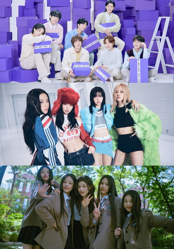 BTS, BLACKPINK, And NewJeans Top The June Idol Group Brand Reputation ...