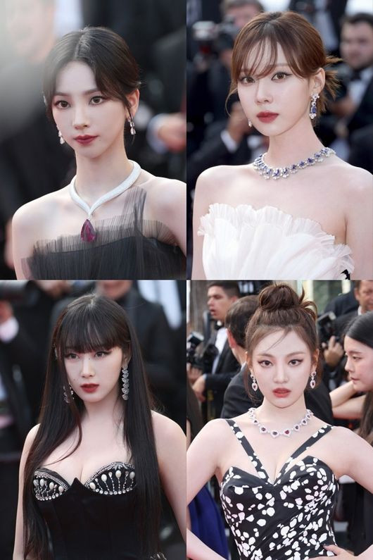 Making History: K-pop Group aespa Dazzles at Cannes Film Festival Red Carpet, A First for the K-Pop Industry