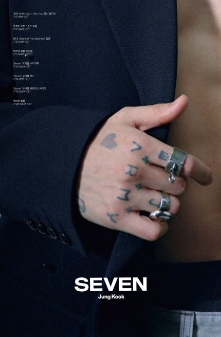 BTS Jungkook's Solo Single 'Seven' Promo Schedule Released, Expectations Rise