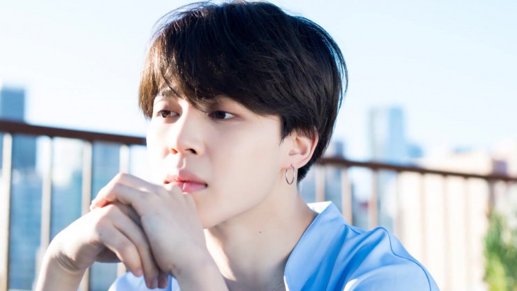 Jimin for BTS 5th anniversary party in LA photoshoot by Dispatch, May 2018