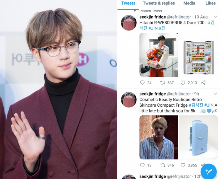 BTS Jin's Twitter Fan Page Hilariously Compares The Charming Idol To Refrigerators: Here's Why