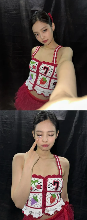 BLACKPINK's Jennie Elevates Fashion with a Band-Aid, Captivating Fans with Her Charm