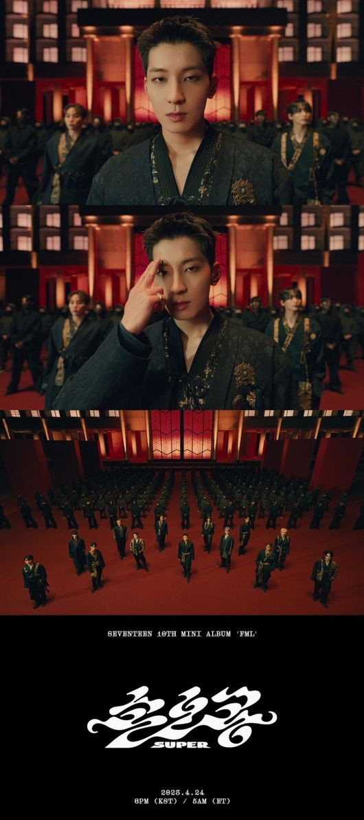 SEVENTEEN's Comeback: 'Super' MV Teaser Unveiled, Showcasing Unprecedented Scale and Atmosphere 