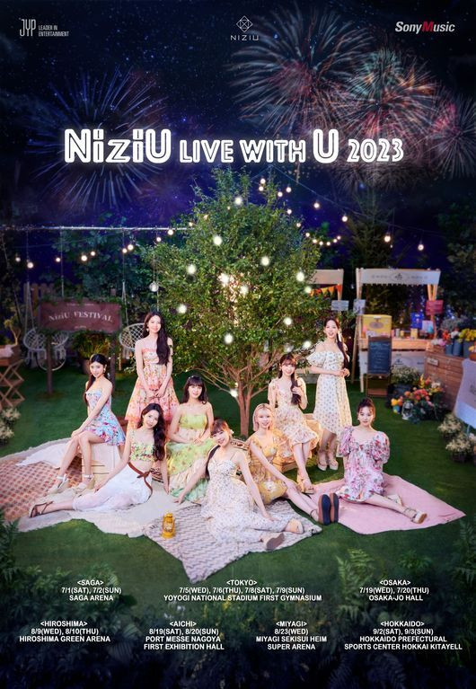 NiziU's Electrifying Second Tour: 'Live with U 2023'