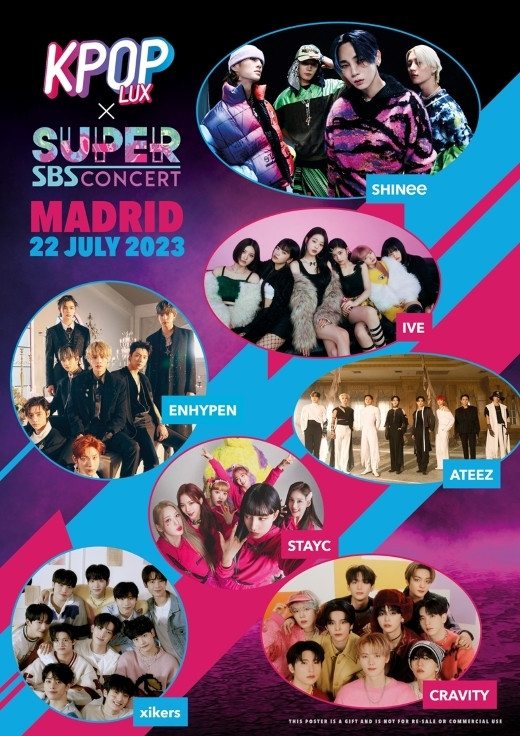 From SHINee to AIVE...SBS To Host 'Super Concert' in Madrid, Spain