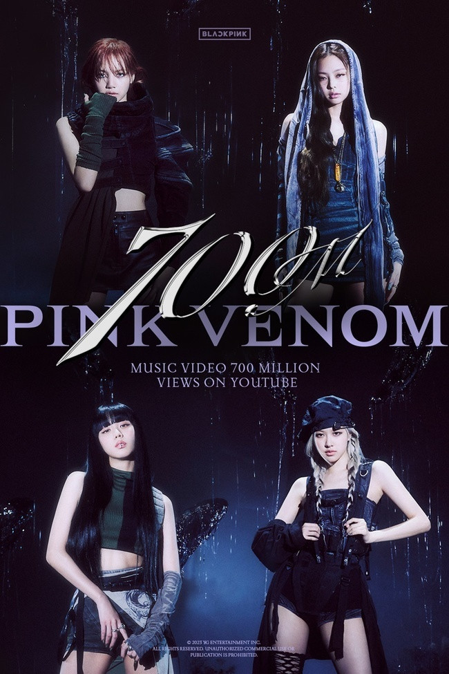 BLACKPINK's 'Pink Venom' Music Video Surpasses 700 Million Views on YouTube