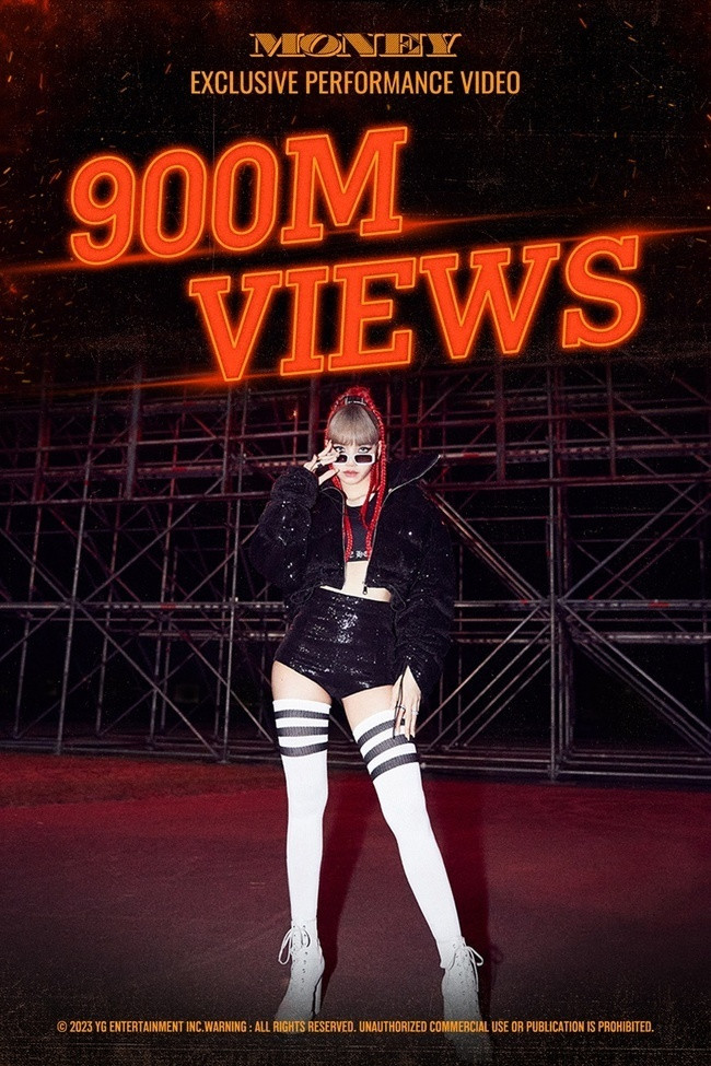 BLACKPINK's Lisa's 'MONEY' Performance Video Surpasses 900 Million Views