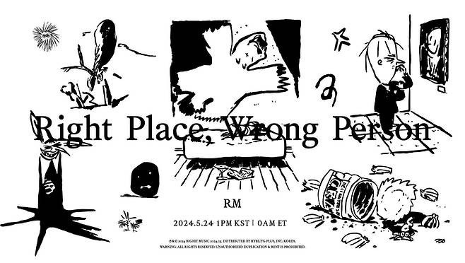 BTS RM to Unveil Second Solo Album 'Right Place, Wrong Person' on May 24 Despite Turmoil at HYBE